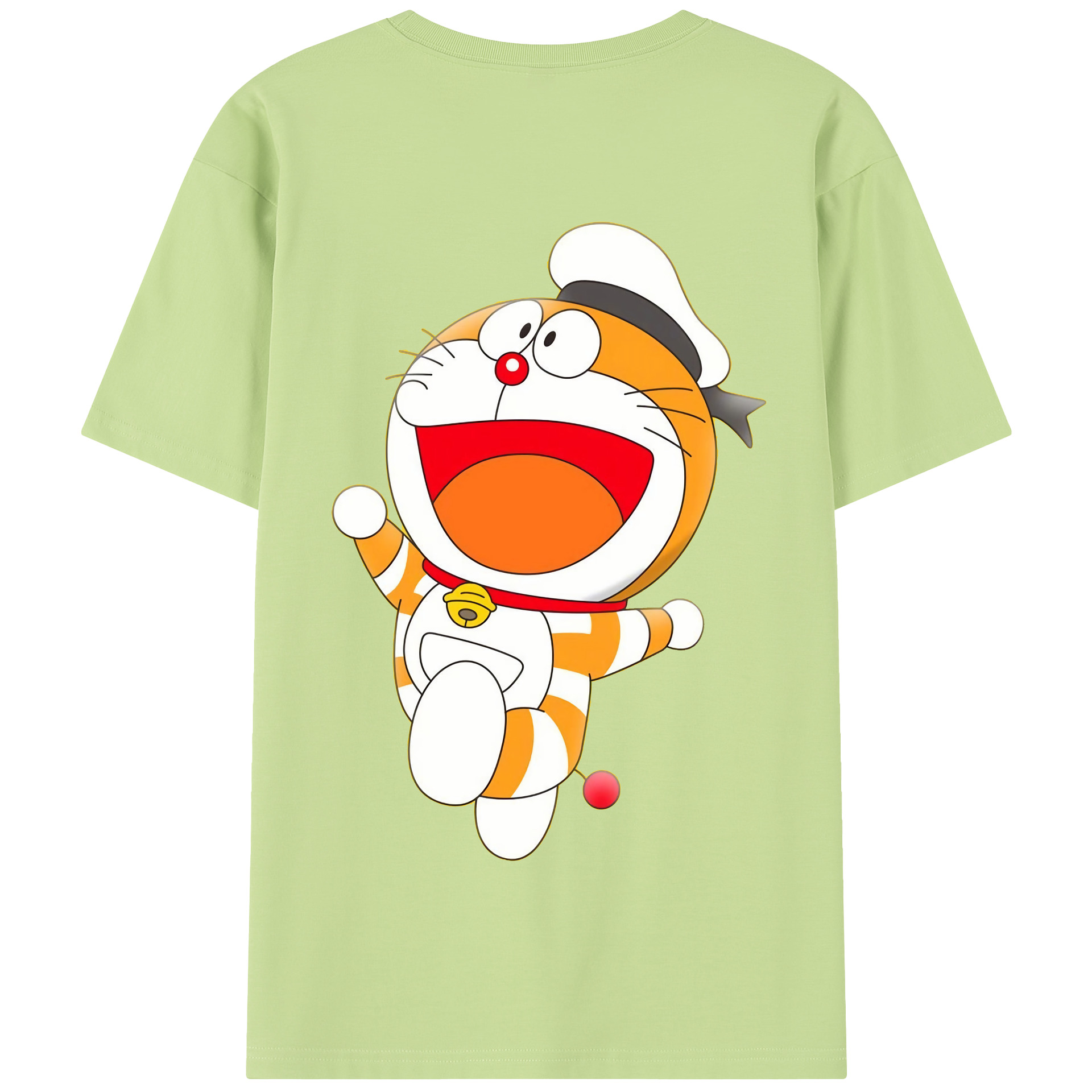 （画像用） ドラえもん Doraemon 綿100％半袖Tシャツ（背面プリント）